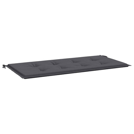Vidaxl Garden Bench Pushion 100x50x4 cm Oxford stof Anthracite -farvet