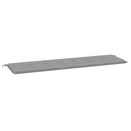 Vidaxl Garden Bench Pushion 180x50x3 cm Oxford Stof Gray Gray