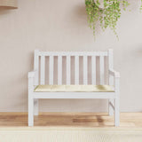 Vidaxl Garden Bench Pushion 120x50x3 cm Oxford Fabric Crème Farvet