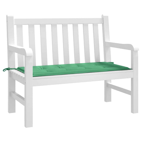 Vidaxl Garden Bench Pushion 120x50x4 cm Oxford Fabric Green