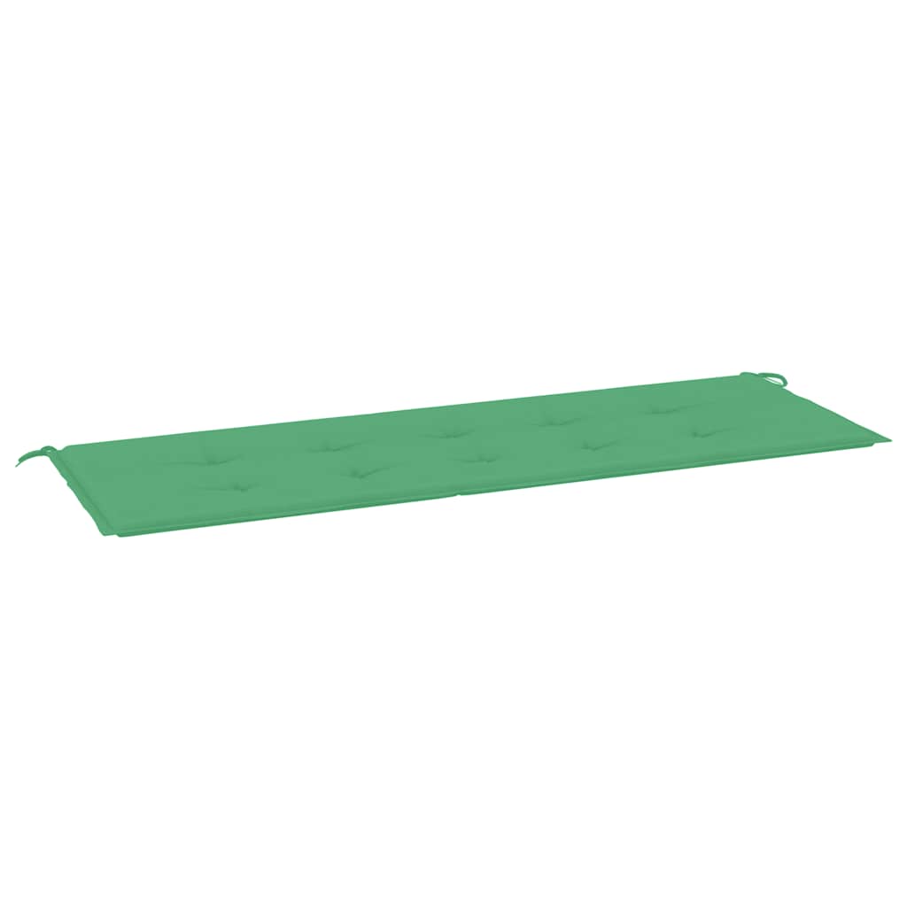 Vidaxl Garden Bench Pushion 150x50x3 cm Oxford Fabric Green