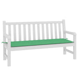 Vidaxl Garden Bench Pushion 150x50x3 cm Oxford Fabric Green