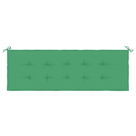 Vidaxl Garden Bench Pushion 150x50x3 cm Oxford Fabric Green