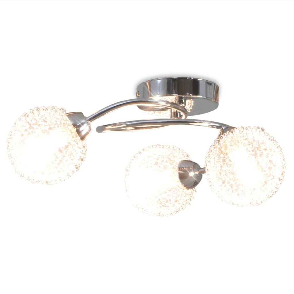 Vidaxl loftlampe med 3 LED -lamper G9 120 W