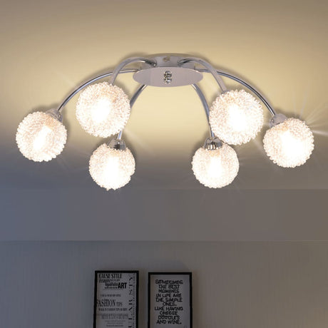 VidaXL loftslampe med 6 LED-lamper G9 240 W