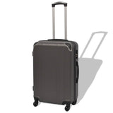 Vidaxl Hard Rolling Case Set Anthracite 4-DLG
