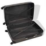 Vidaxl Hard Rolling Case Set Anthracite 4-DLG