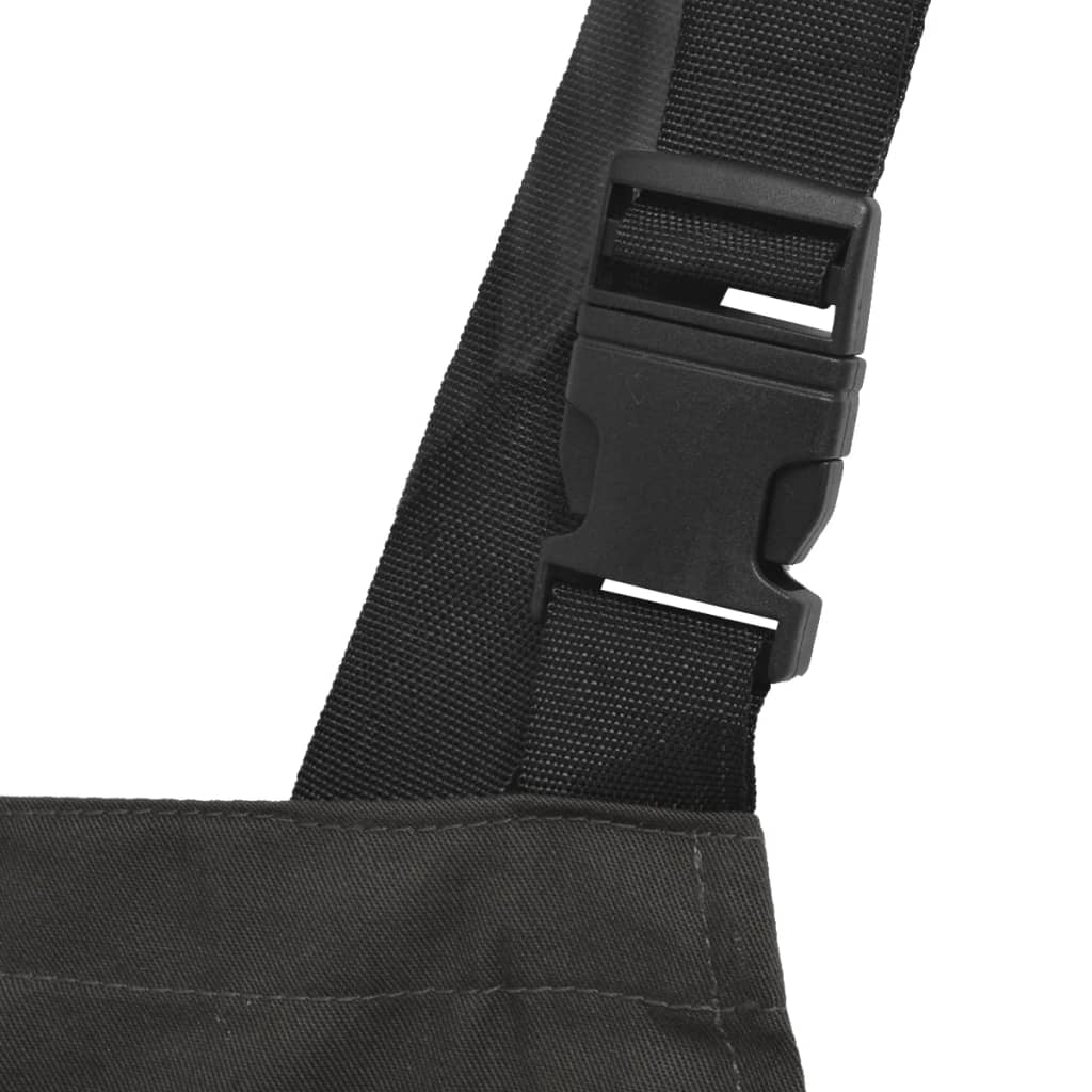 Vidaxl Men Dungarees Størrelse L Grå