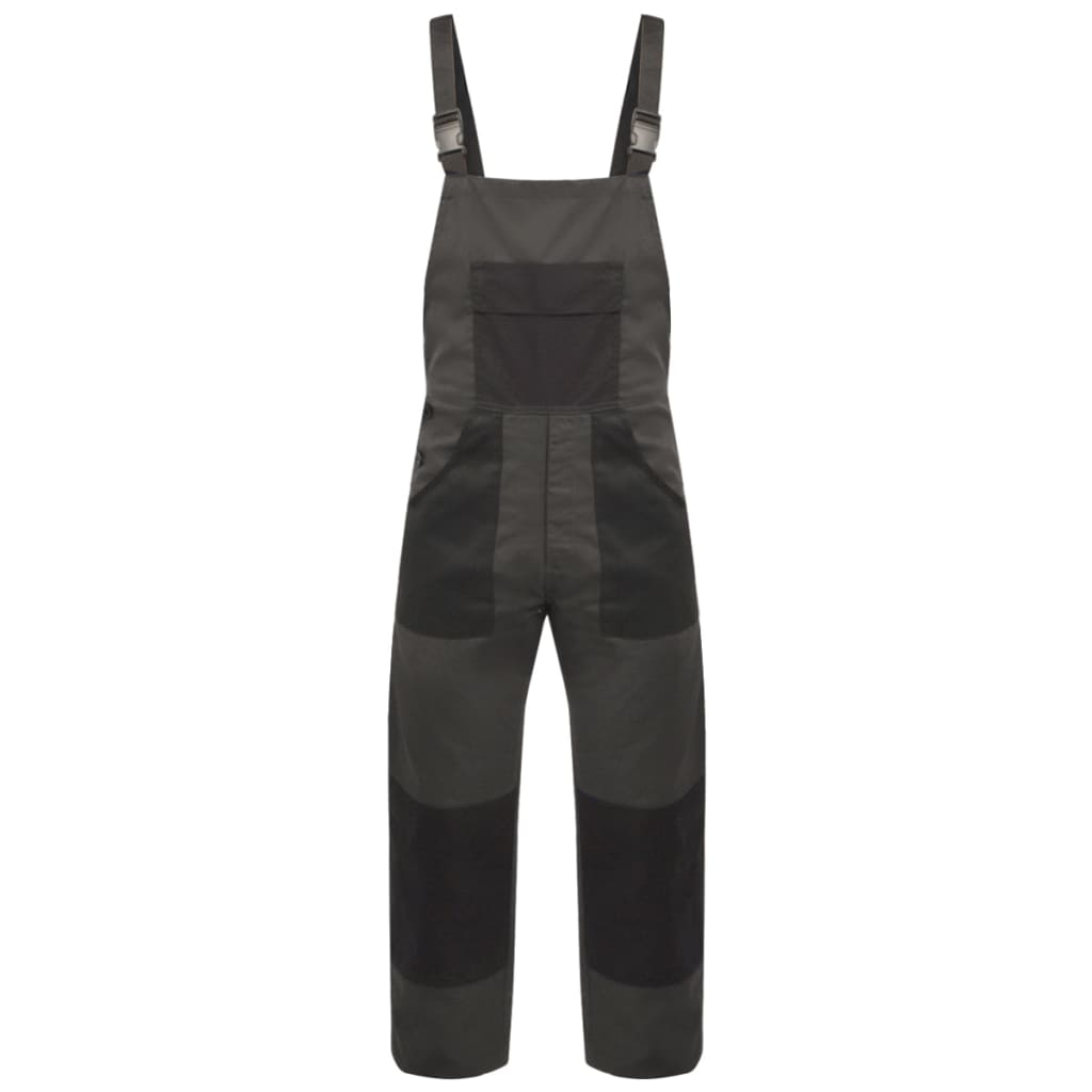 Vidaxl Men Dungarees Størrelse XL Gray