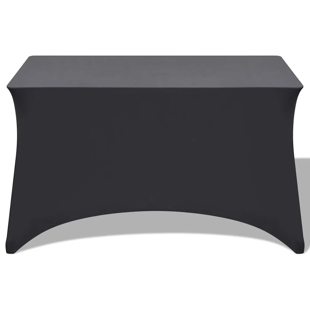 VIDAXL TABLE Cover Stretch Anthracite 183x76x74 cm 2 stk