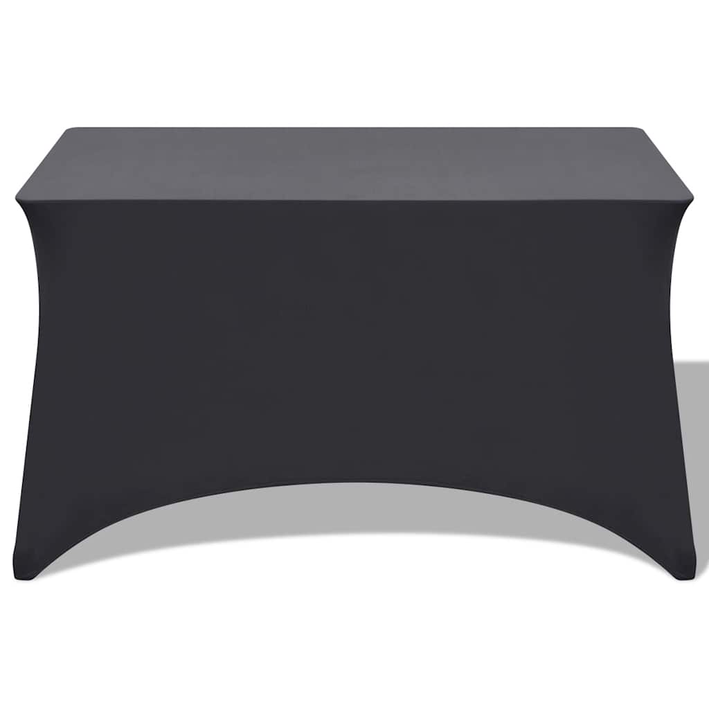 VIDAXL TABLE Cover Stretch Anthracite 243x76x74 cm 2 stk