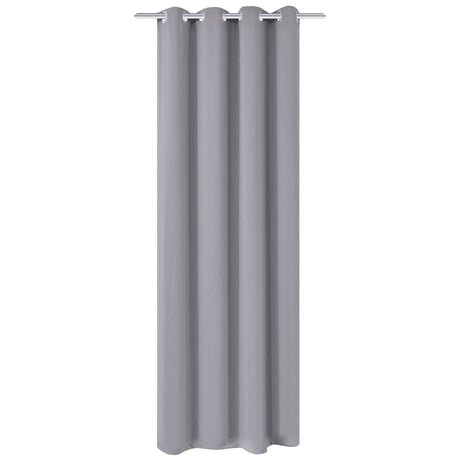 Vidaxl gardin med metalringe Blackout 270x245 Gray