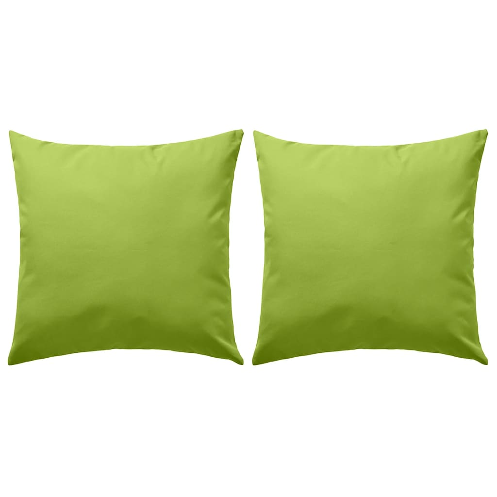Vidaxl udendørs puder 45x45 cm Apple Green 2 stk