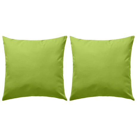 Vidaxl udendørs puder 45x45 cm Apple Green 2 stk