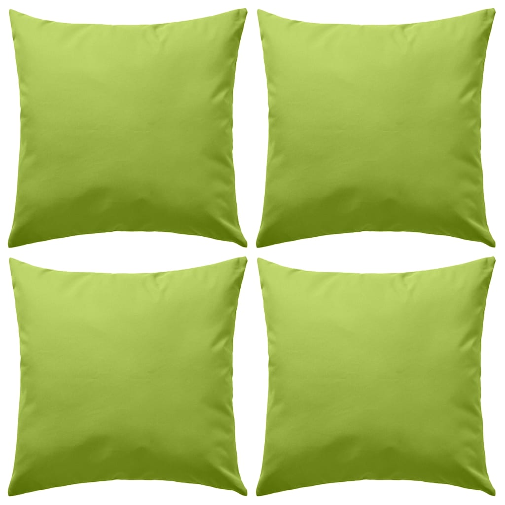 Vidaxl udendørs puder 45x45 cm Apple Green 4 stk