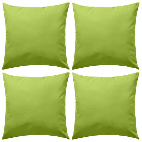 Vidaxl udendørs puder 45x45 cm Apple Green 4 stk