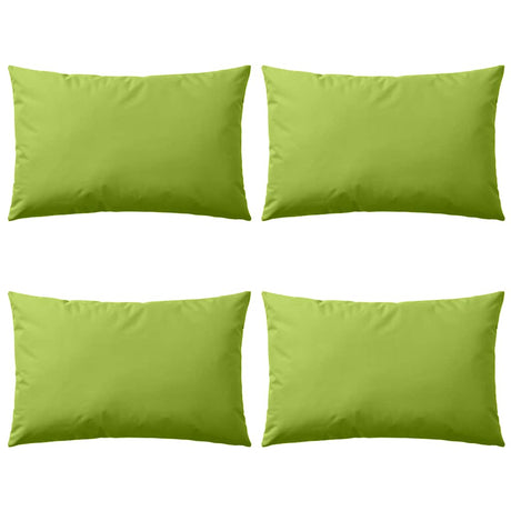 Vidaxl udendørs puder 60x40 cm Apple Green 4 stk