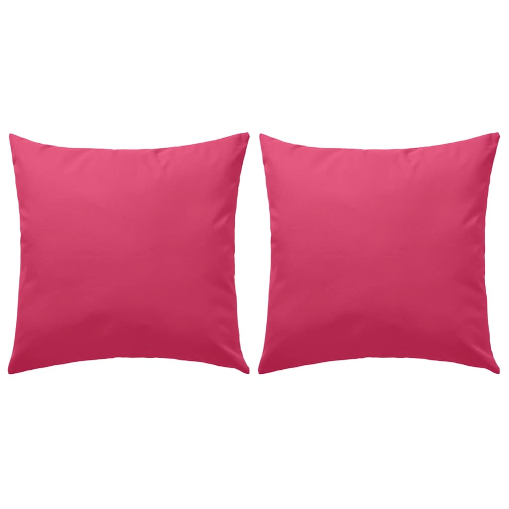 Vidaxl udendørs puder 45x45 cm lyserød 2 stk