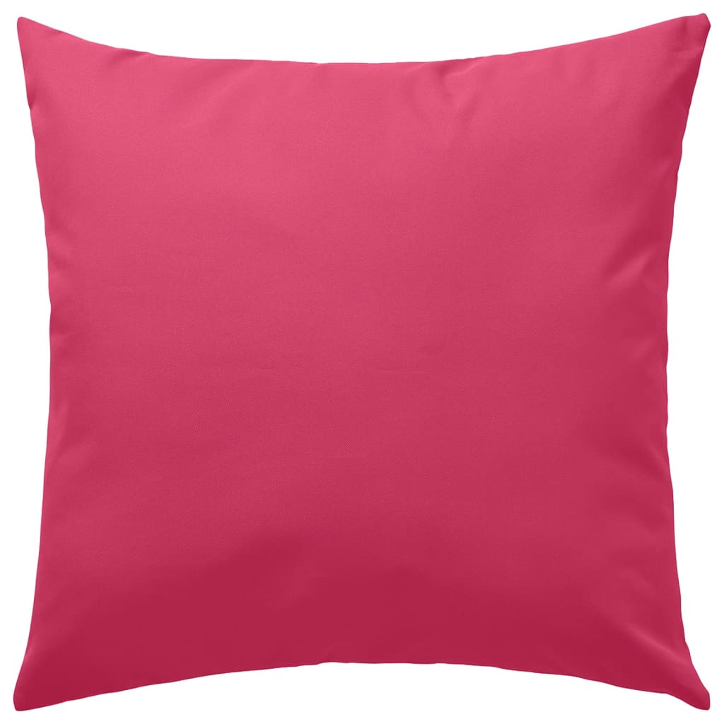 Vidaxl udendørs puder 45x45 cm lyserød 2 stk