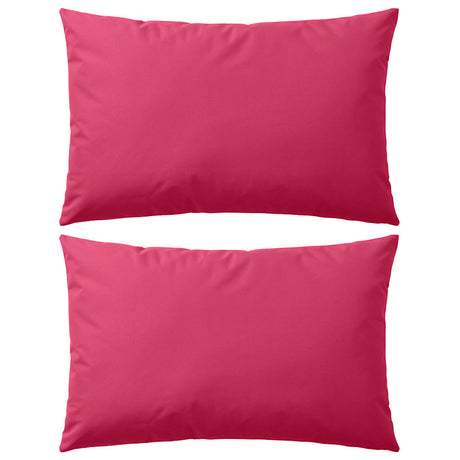 Vidaxl udendørs puder 60x40 cm lyserød 2 m