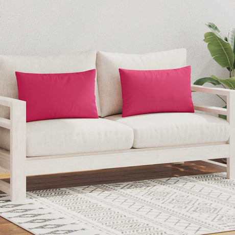 Vidaxl udendørs puder 60x40 cm lyserød 2 m