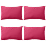 Vidaxl udendørs puder 60x40 cm lyserød 4 stk