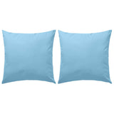 Vidaxl udendørs puder 45x45 cm lyseblå 2 m