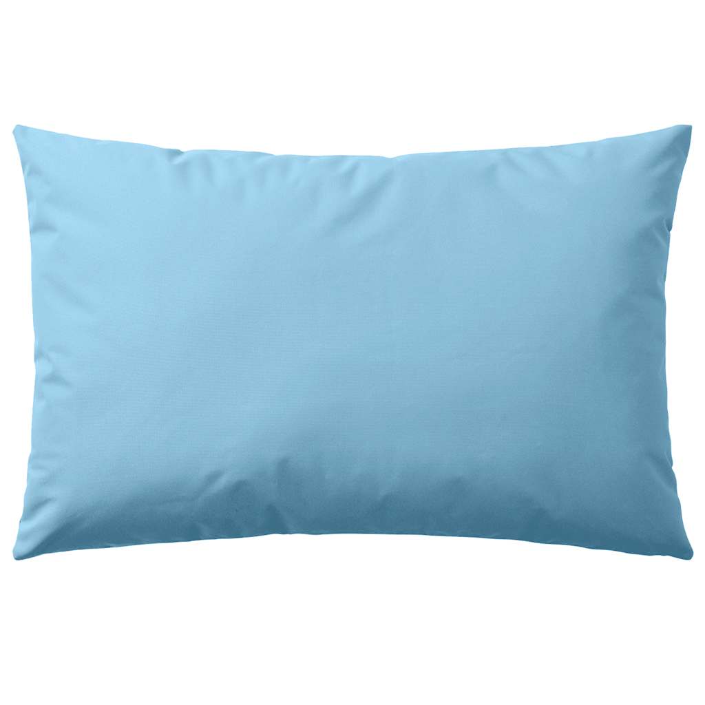 Vidaxl udendørs puder 60x40 cm lyseblå 4 m