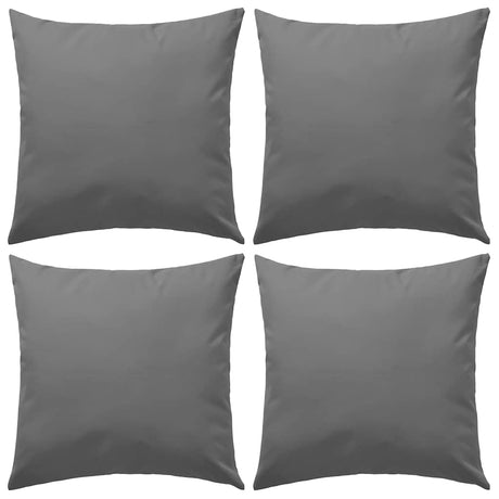 Vidaxl udendørs puder 45x45 cm grå 4 stk