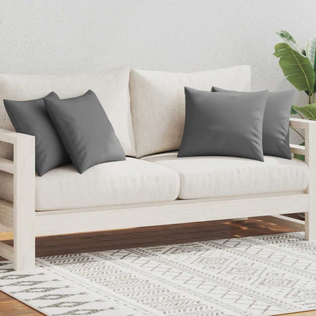 Vidaxl udendørs puder 45x45 cm grå 4 stk
