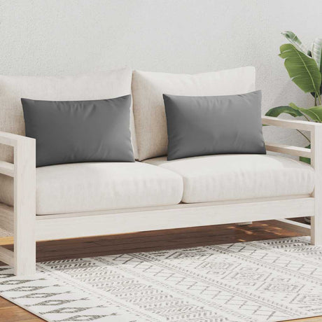 Vidaxl udendørs puder 60x40 cm grå 2 stk