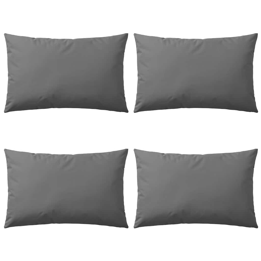 Vidaxl udendørs puder 60x40 cm grå 4 stk