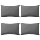 Vidaxl udendørs puder 60x40 cm grå 4 stk