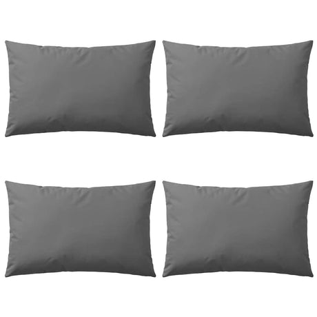 Vidaxl udendørs puder 60x40 cm grå 4 stk