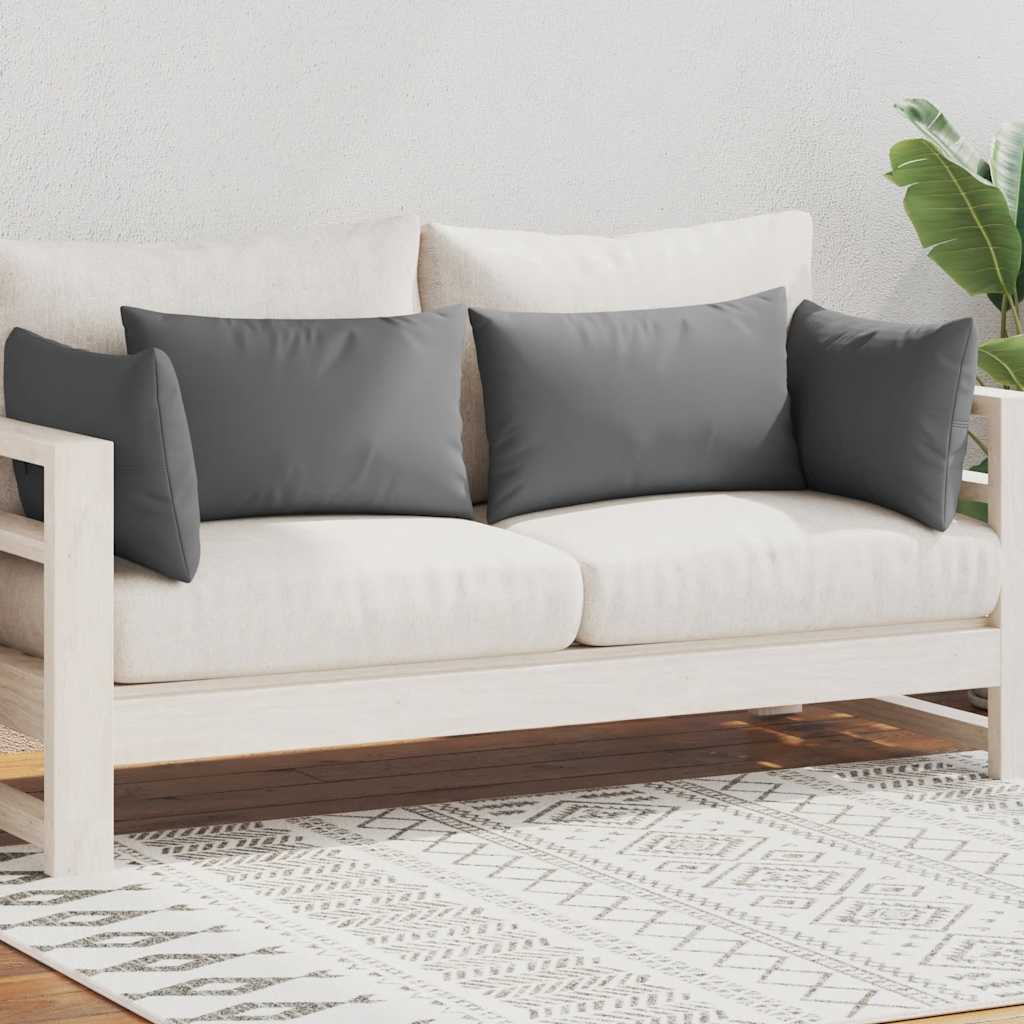 Vidaxl udendørs puder 60x40 cm grå 4 stk