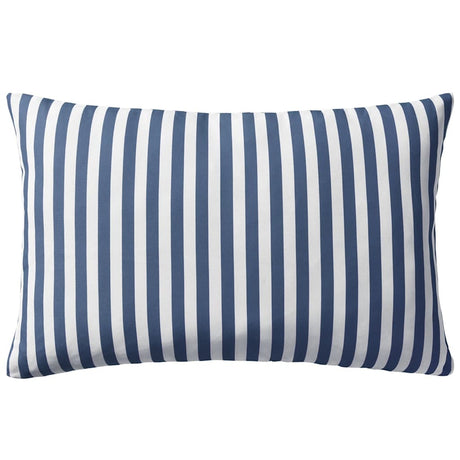 Vidaxl udendørs puder 60x40 cm stribet marineblå 2 stk