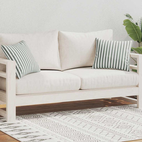 Vidaxl udendørs puder 45x45 cm stribet grå 2 stk