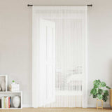 Vidaxl Wire Curtains 2 St 140x250 cm hvid