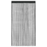 Vidaxl Wire Curtains 2 St 140x250 cm sort