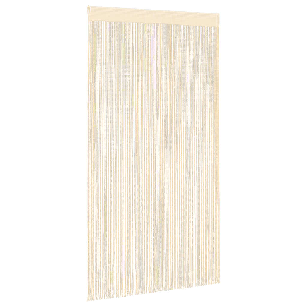 Vidaxl Wire Curtains 100x250 cm crème 2 pcs