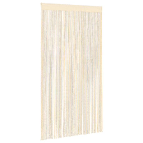 Vidaxl Wire Curtains 140x250 cm creme 2 m