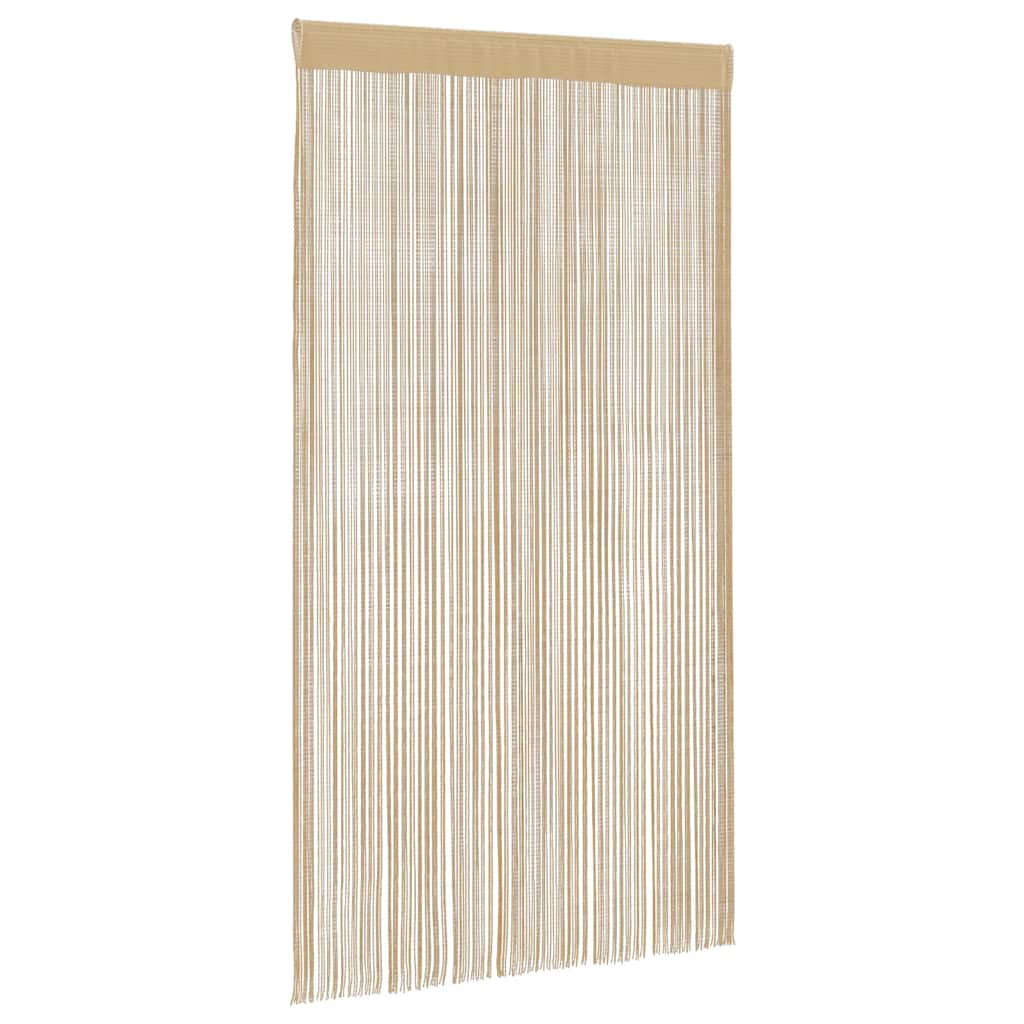 Vidaxl Wire Curtains 140x250 cm beige 2 m