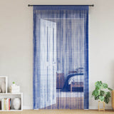Vidaxl Wire Curtains 100x250 cm blå 2 stk