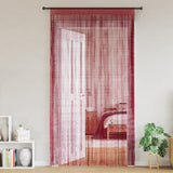 VidaXL trådgardiner 100x250 cm vinrøde 2 stk