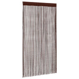 Vidaxl Wire Curtains 100x250 cm brun 2 stk