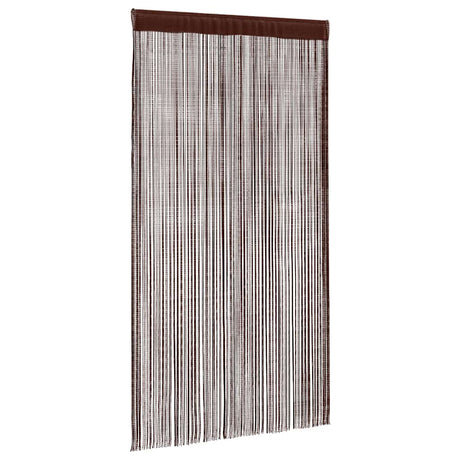 Vidaxl Wire Curtains 100x250 cm brun 2 stk