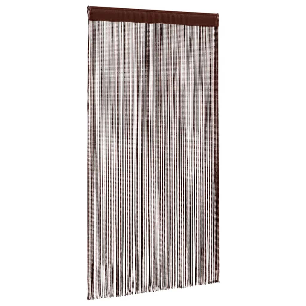 Vidaxl Wire Curtains 140x250 cm brun 2 stk