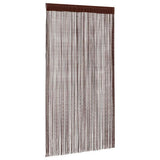 Vidaxl Wire Curtains 140x250 cm brun 2 stk