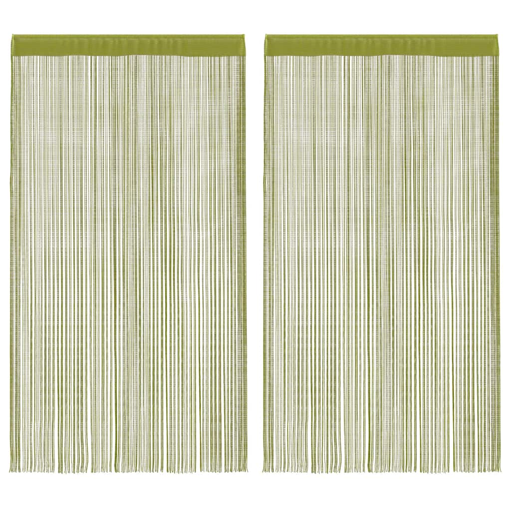 Vidaxl Wire Gardiner 140x250 cm grøn 2 m