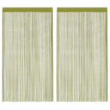 Vidaxl Wire Gardiner 140x250 cm grøn 2 m